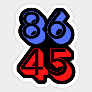 86 45 Sticker